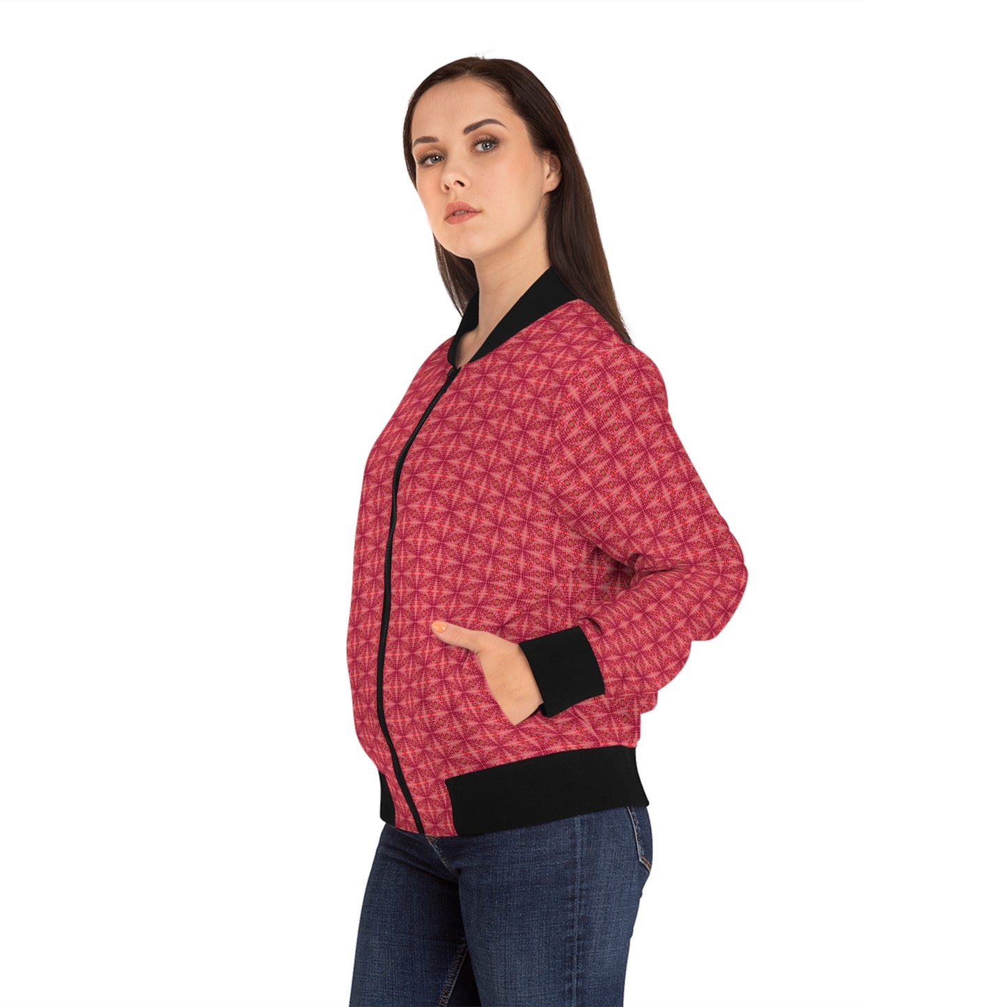 Shocking Pink - Pattern Bomber
