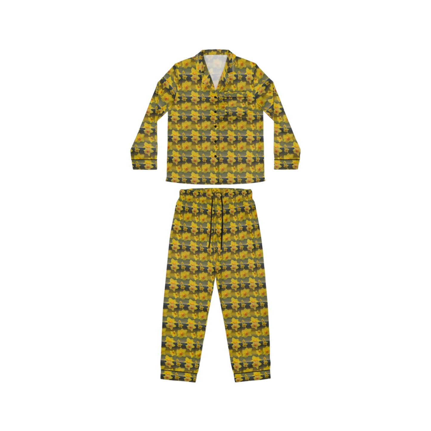 Daffodils Women's Satin Pajamas