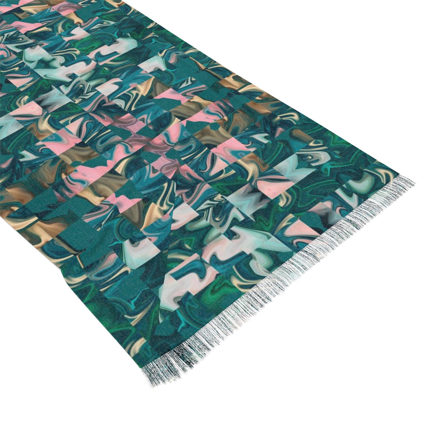 Garden Party Teal Scarf