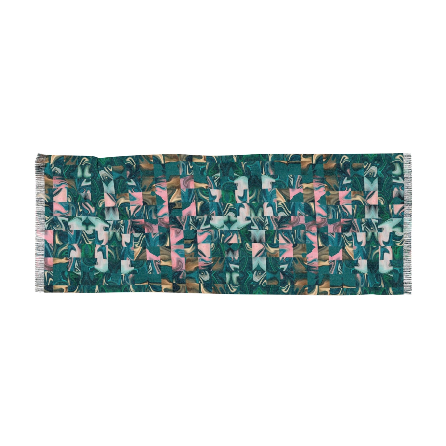 Garden Party Teal Scarf
