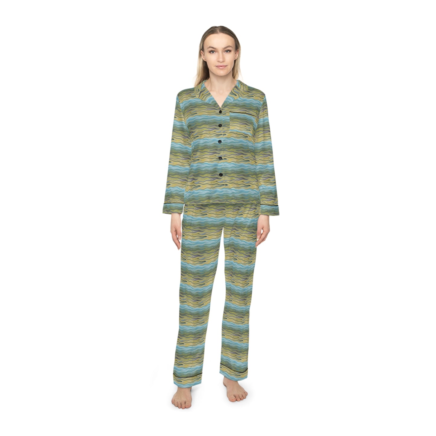 Waterlillies Women's Satin Pajamas