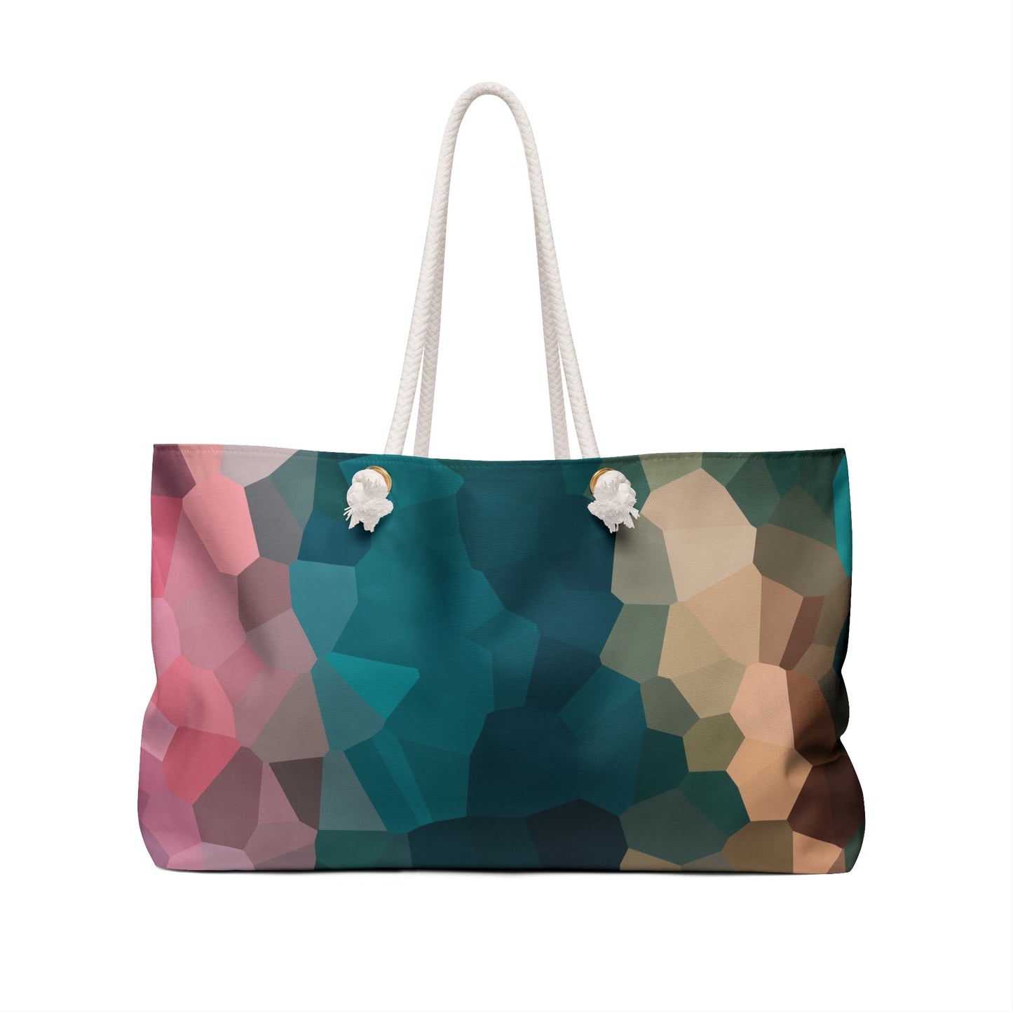 Garden Party Teal 7 Weekender Bag
