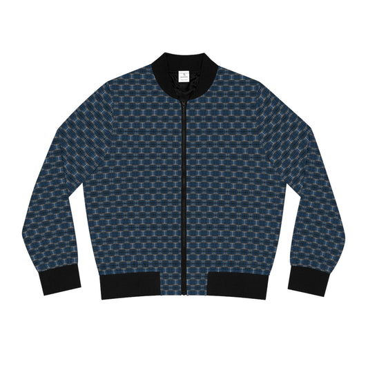Morning Commute All Over Pattern Women's Bomber Jacket