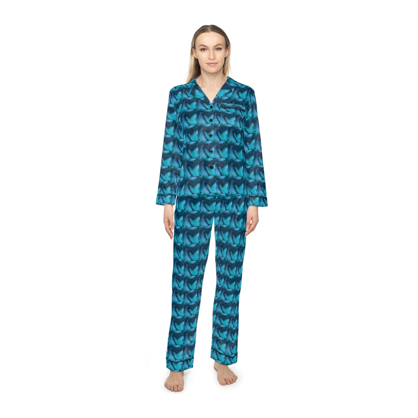 The Blues Women's Satin Pajamas