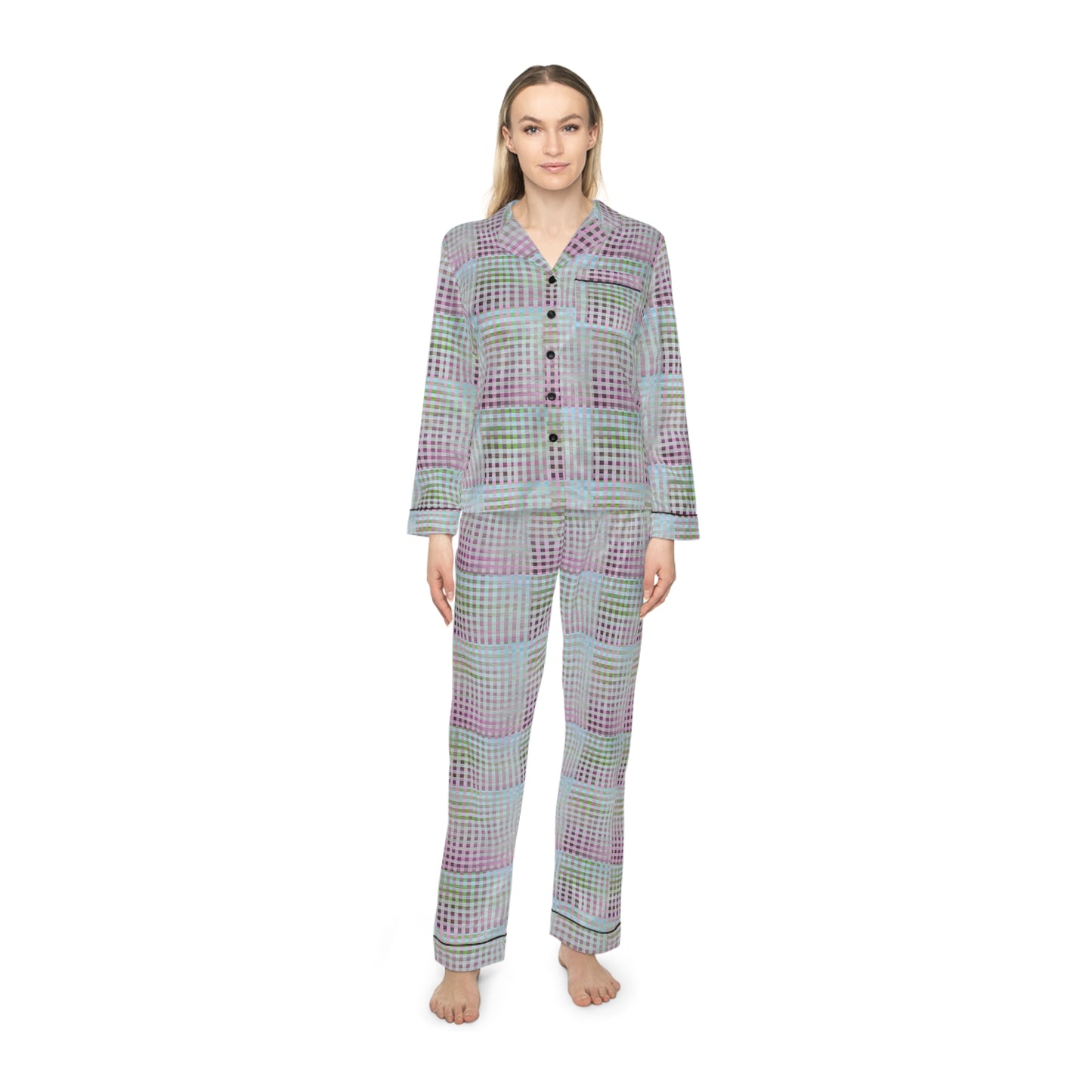 Springtime Women's Satin Pajamas